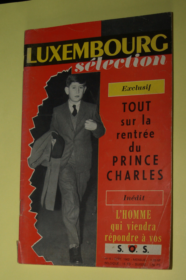 LUXEMBOURG SELECTION SEPTEMBRE 1962 - Télévision