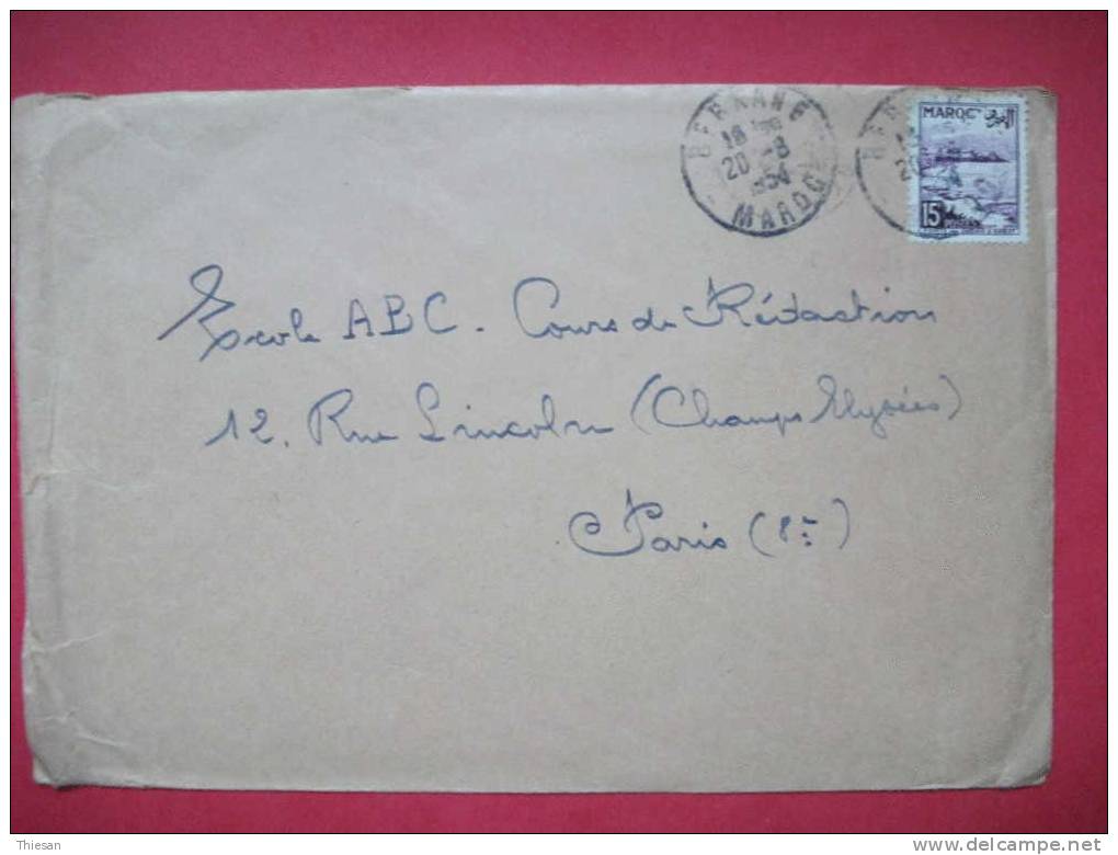 Maroc Lettre Berkane 1954 - Covers & Documents