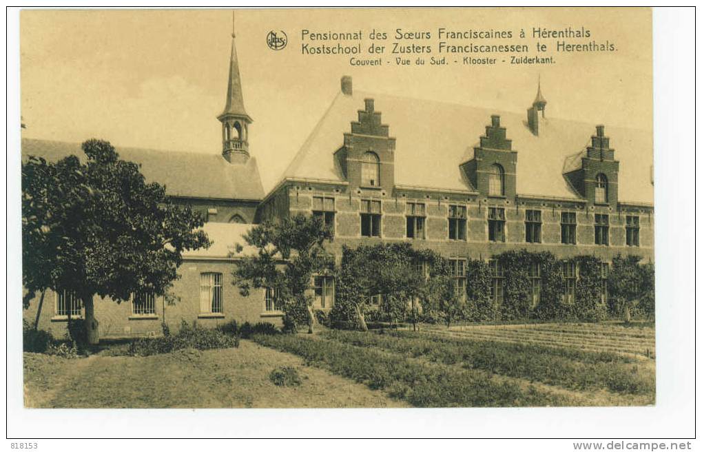 Herenthals - Kostschool Der Zusters Franciscanessen:Klooster-Zuiderkant - Herentals