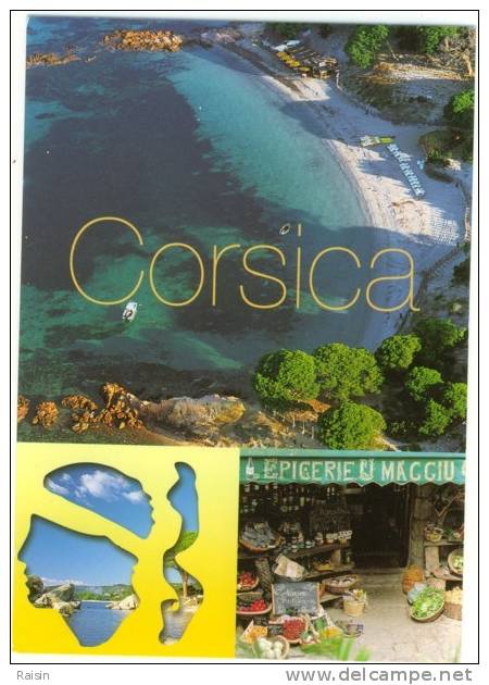 20 2A Corsica Corse Du Sud Plage De Palombaggia à Porto-Vecchio Epicerie à Sartène Circulé 2005 TBE - Sartene