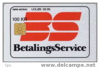 # DANMARK DANMONT-6 BS - BetalingsService 1 100 Mac   Tres Bon Etat - Denmark