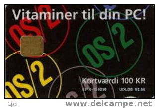 # DANMARK DANMONT-8 IBM - OS/2 100 Mac   Tres Bon Etat - Denmark