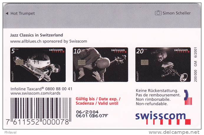 Taxcard Suisse De 20.- - Schweiz