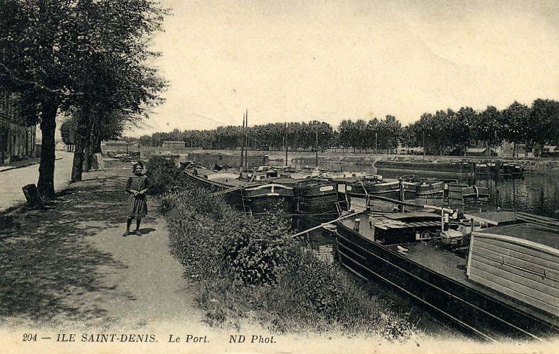 93 - ILE SAINT-DENIS - Le Port - L'Ile Saint Denis