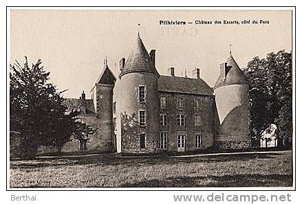 45 PITHIVIERS - Chateau Des Essarts, Cote Du Parc - Pithiviers