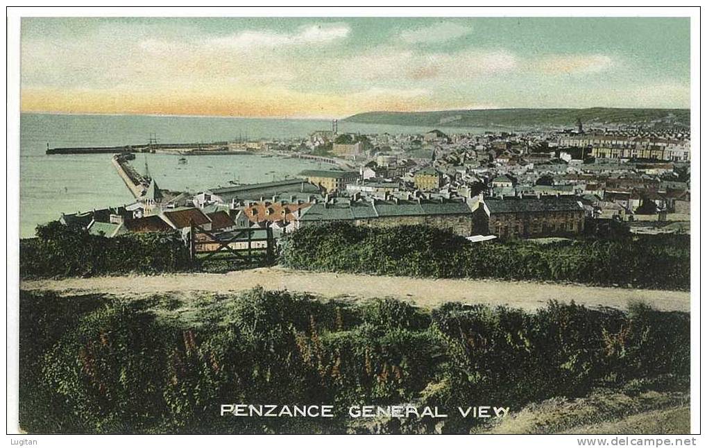 Cartolina - GRAN BRETAGNA - PENZANCE GENERAL VIEW - GREAT BRITAIN - UK - Falmouth