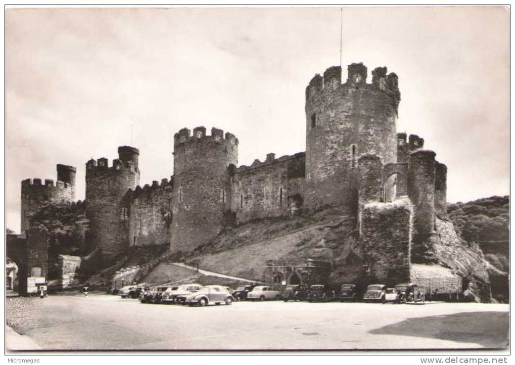 Conway Castle - Caernarvonshire - Carmarthenshire