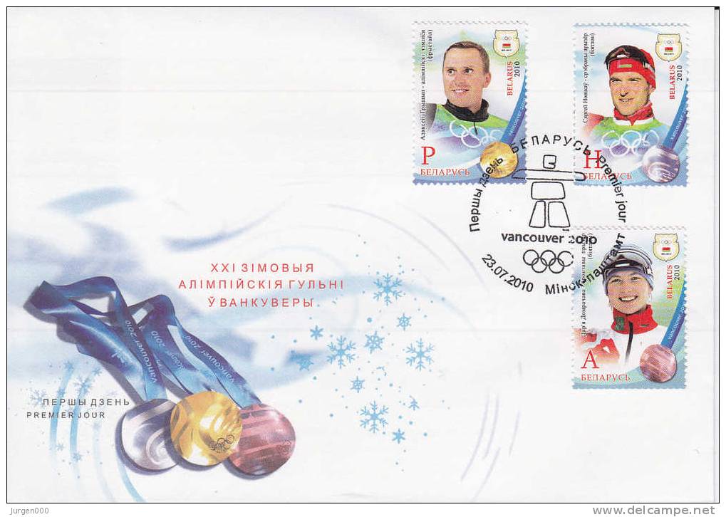 Belarus, FDC (3463) - Winter 2010: Vancouver