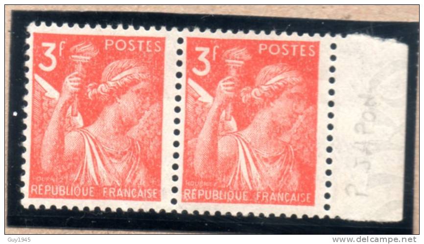 FRANCE : TP N° 655a ** - Unused Stamps
