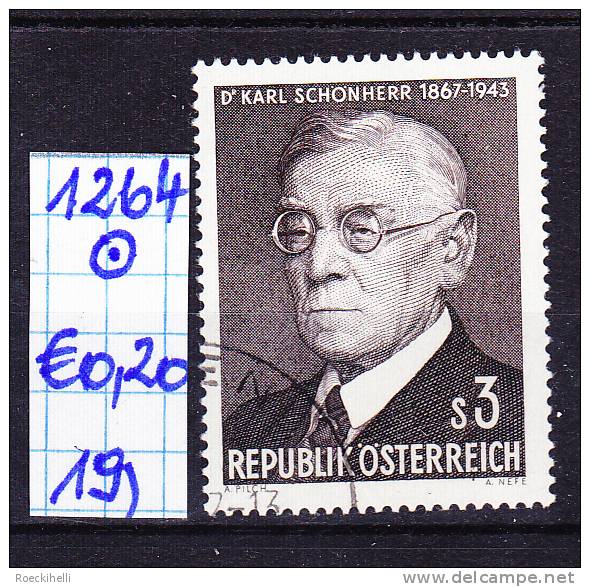 24.2.1967 - SM "100. Geburtstag von Dr. Karl Schönherr"   o  gestempelt -  siehe Scan (1264o 01-30)