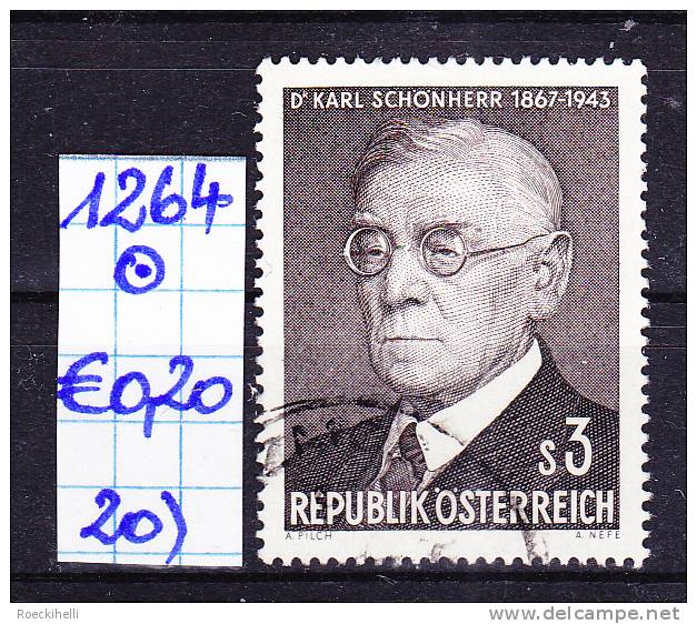 24.2.1967 - SM "100. Geburtstag von Dr. Karl Schönherr"   o  gestempelt -  siehe Scan (1264o 01-30)