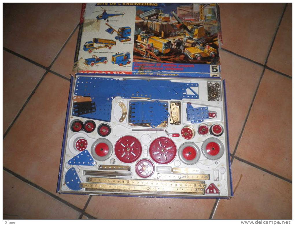 ANCIEN MECCANO N 5  LE SITE DE L ENGINEERING - Meccano