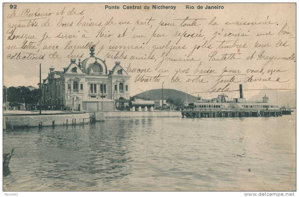 BRESIL - RIO DE JANEIRO  Ponte Central De Nictheroy - Rio De Janeiro