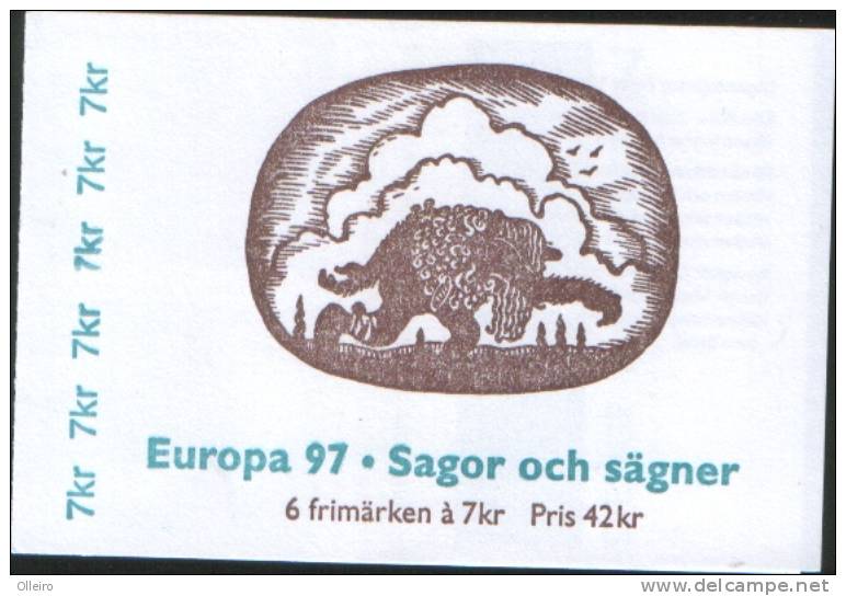 Svezia Sweden Schweden Suede 1997 Carnet Europa Cept - Nuevos