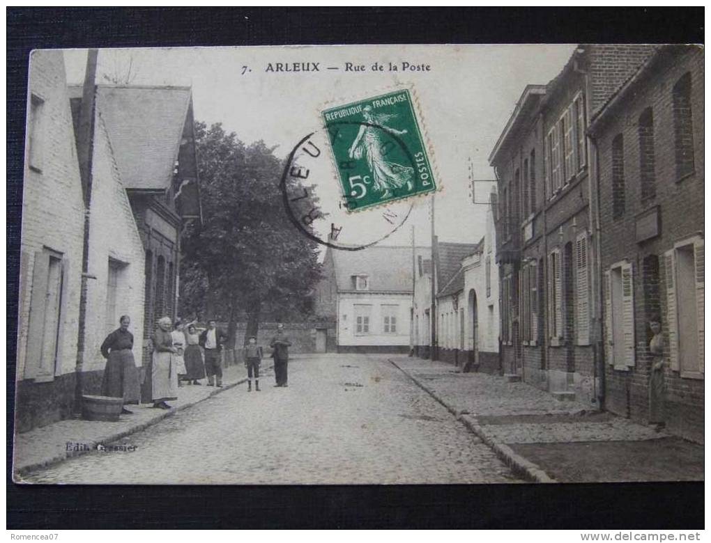 ARLEUX - Rue De La Poste - Animée - Cliché TOP ! - Arleux