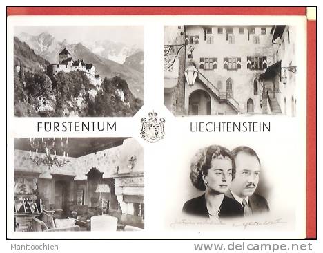 LIECHTENSTEIN MULTI VUES AVEC LE COUPLE DE  SOUVERAIN - Liechtenstein