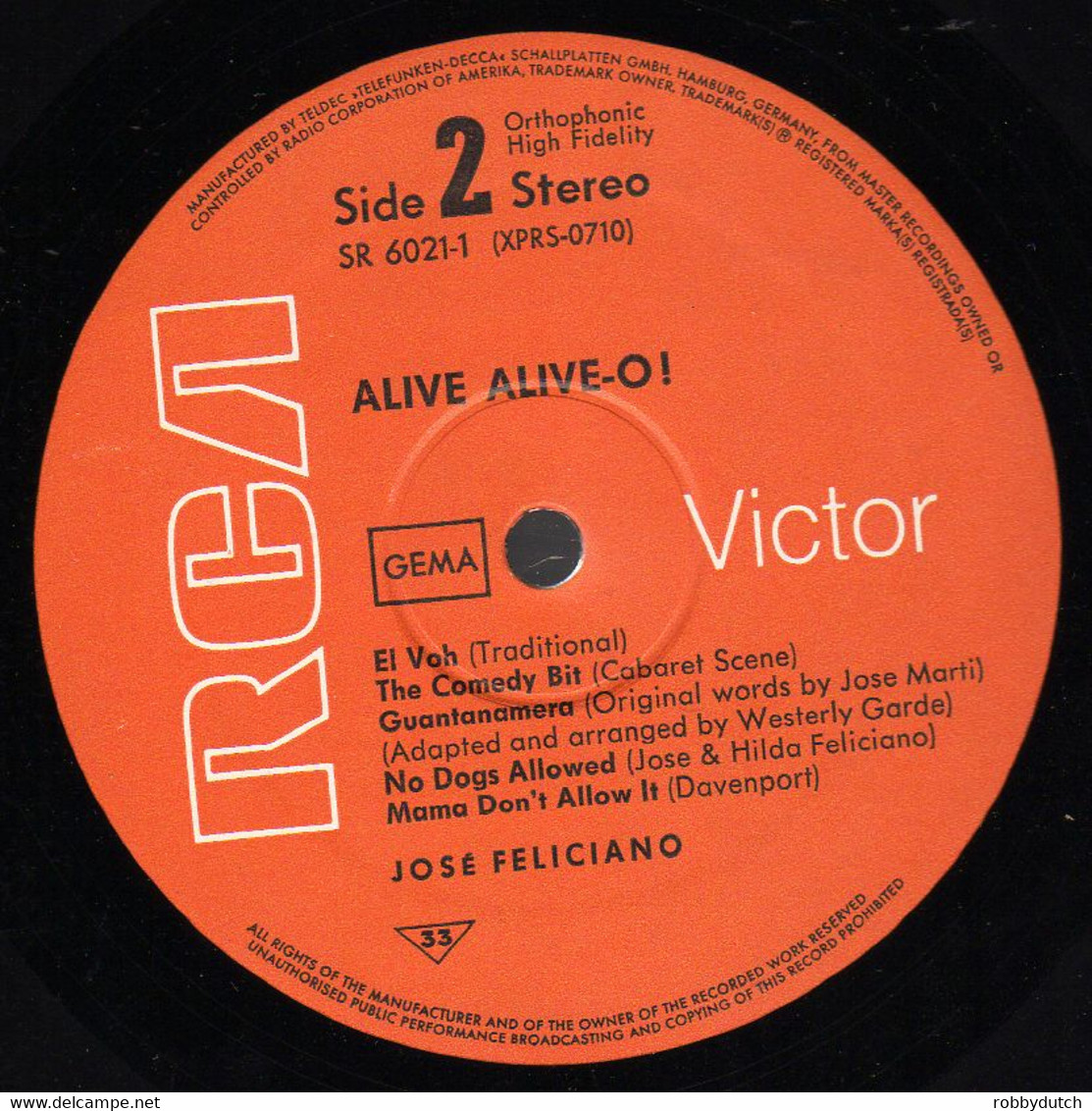 * 2LP *  JOSÉ FELICIANO - ALIVE ALIVE-O! (Live At The London Palladium) (Germany 1969) - Soul - R&B