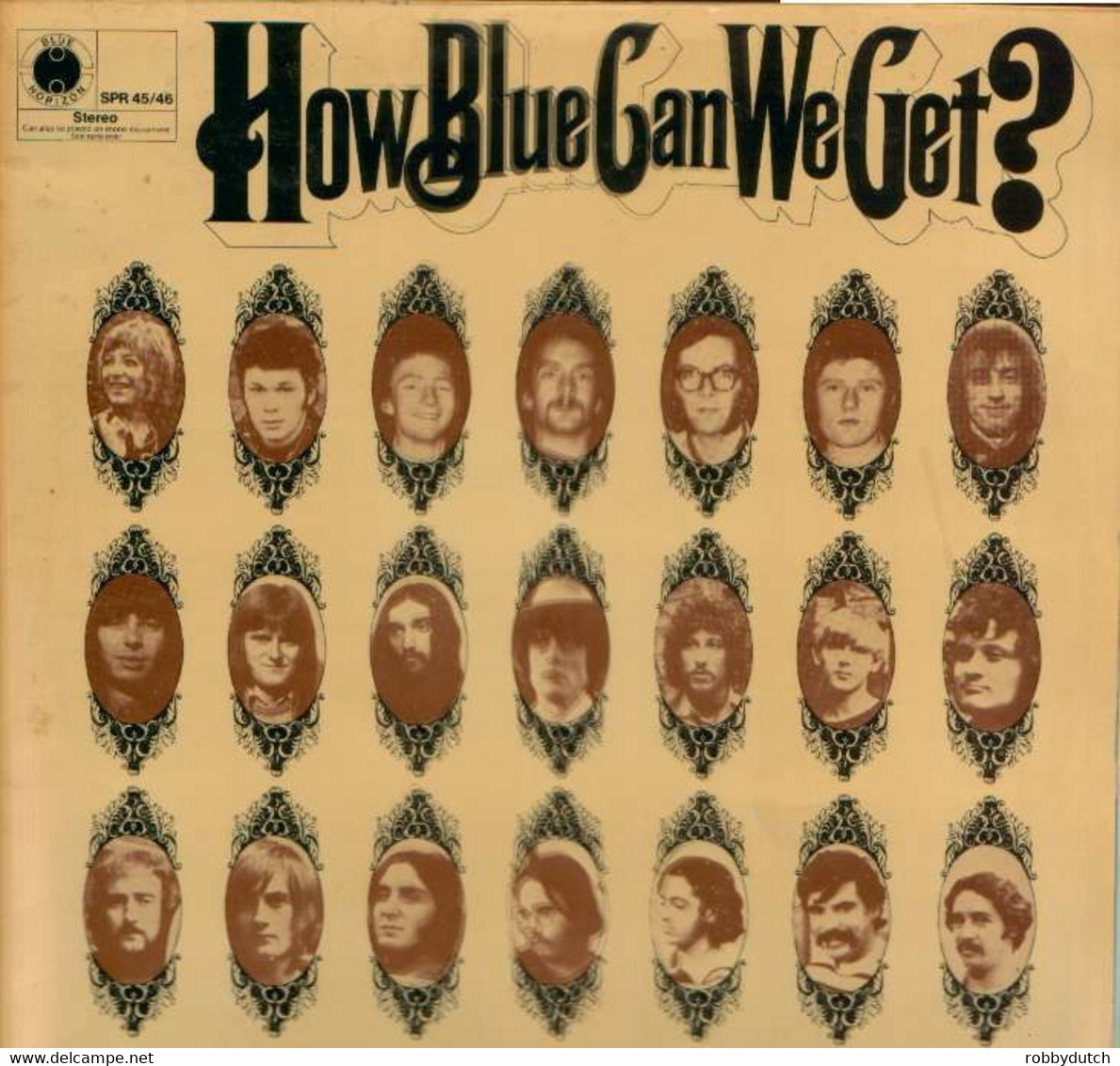 * 2LP *  HOW BLUE CAN WE GET? - VARIOUS ARTISTS (Holland 1970  On Blue Horizon ,very Rare, Ex-!!!) - Blues