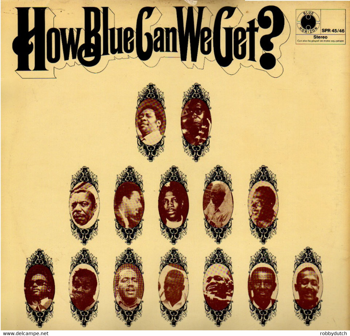 * 2LP *  HOW BLUE CAN WE GET? - VARIOUS ARTISTS (Holland 1970  On Blue Horizon ,very Rare, Ex-!!!) - Blues