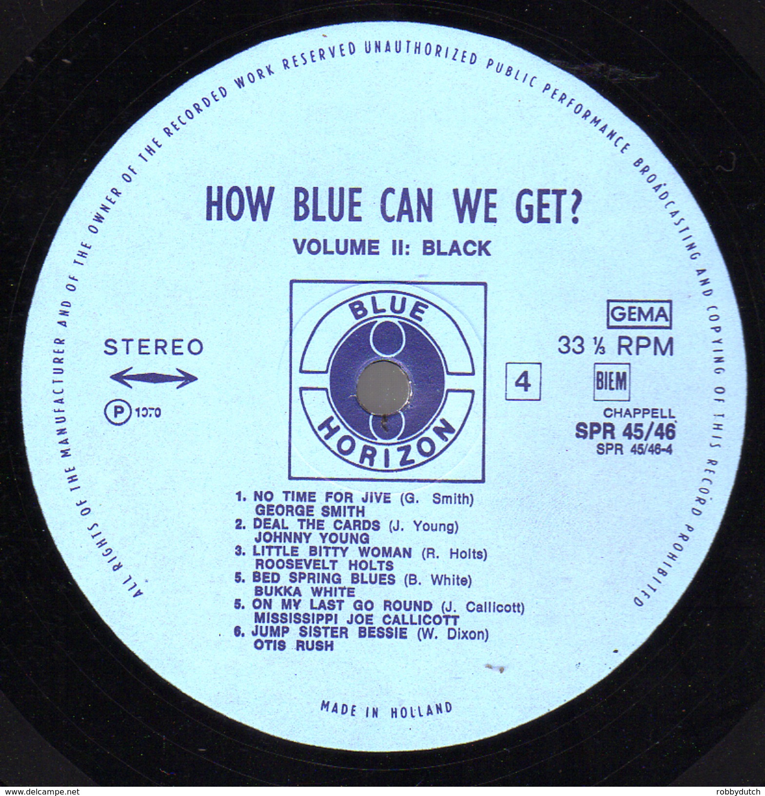 * 2LP *  HOW BLUE CAN WE GET? - VARIOUS ARTISTS (Holland 1970  on Blue Horizon ,very rare, ex-!!!)