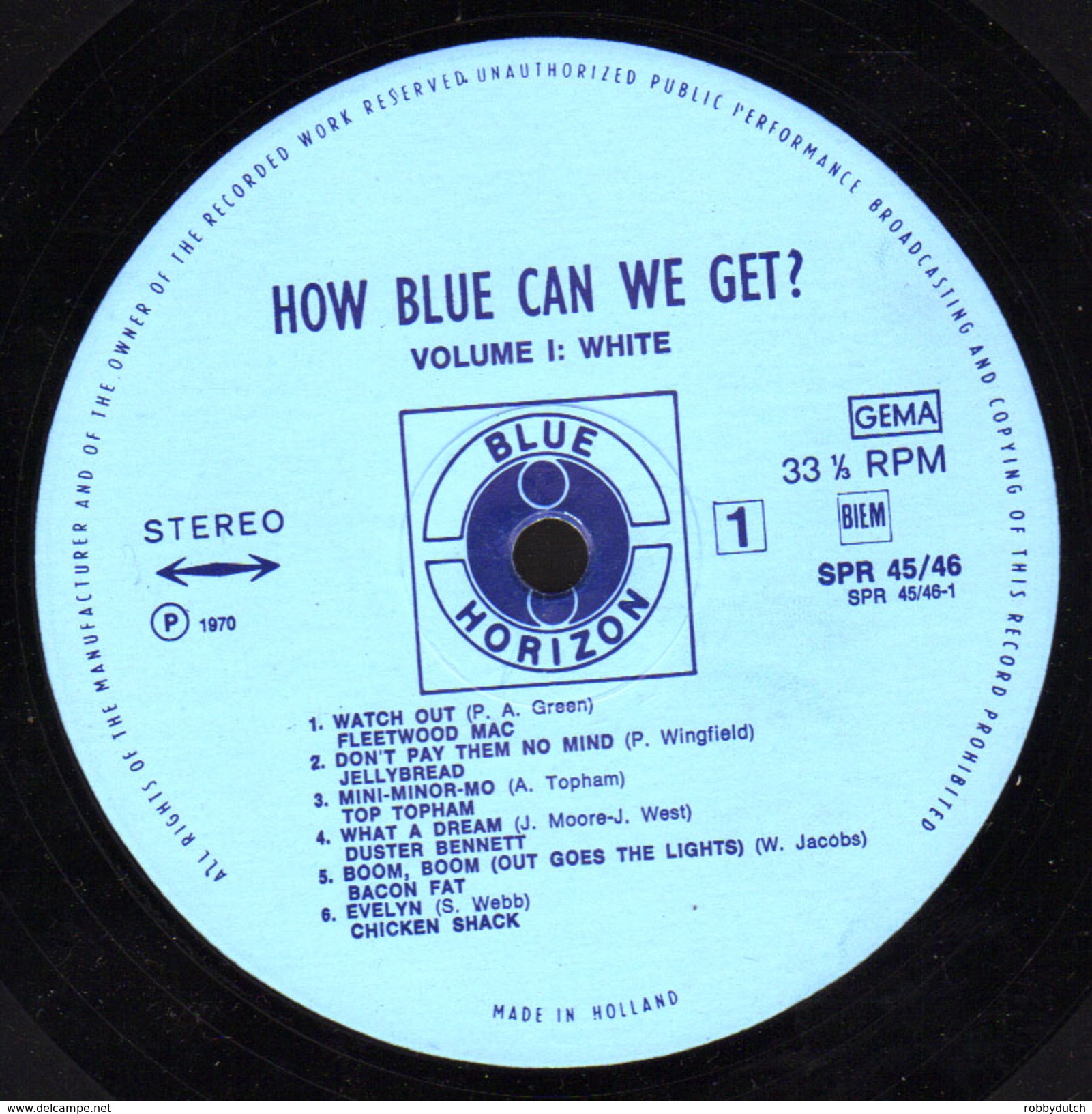 * 2LP *  HOW BLUE CAN WE GET? - VARIOUS ARTISTS (Holland 1970  on Blue Horizon ,very rare, ex-!!!)