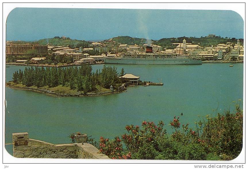 HAMILTON HARBOUR. FROM THE PAGET SIDE. BERMUDA. - Bermuda