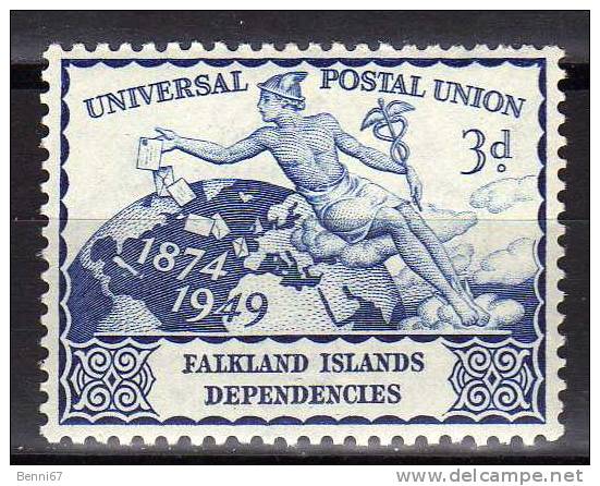 FALKLAND ISLANDS DEPENDENCIES 1949 UPU Yv 48 MNH ** - Falkland Islands