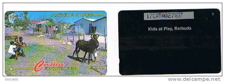 ANTIGUA & BARBUDA  -  GPT  -  CHILDRENS  COD. 17CATA     - USATA° (USED)   -  RIF. 928 - Other & Unclassified