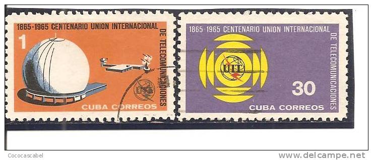 Cuba - Yvert  849, 853 (usado) (o). - Gebraucht