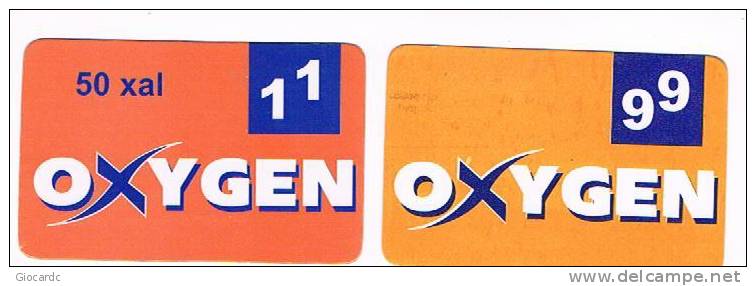 AZERBAIJAN  -  REMOTE  -  OXYGEN  LOT OF 2 DIFFERENT      - USATA° (USED)  - RIF. 294 - Aserbaidschan