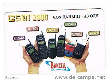 AZERBAIJAN  - CHIP -  BAKCELL MOTOROLA -  USATA° (USED) - RIF. 293 - Telefoni