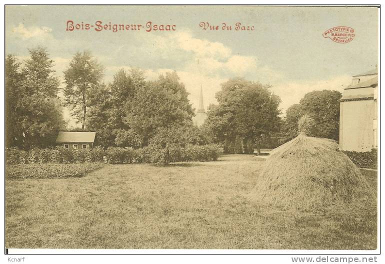 CP De BOIS-SEIGNEUR-ISAAC " Vue Du Parc " Très Bon état Couleurs. - Braine-l'Alleud