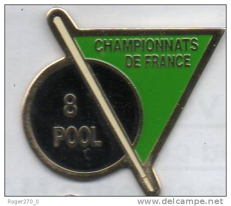Billard , Championnat De France , 8 Pool - Billard