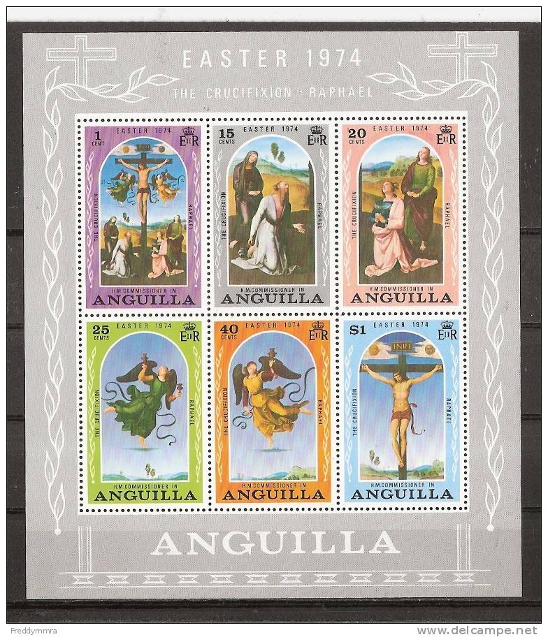 Anguilla: BF 1 Et 4 ** - Easter