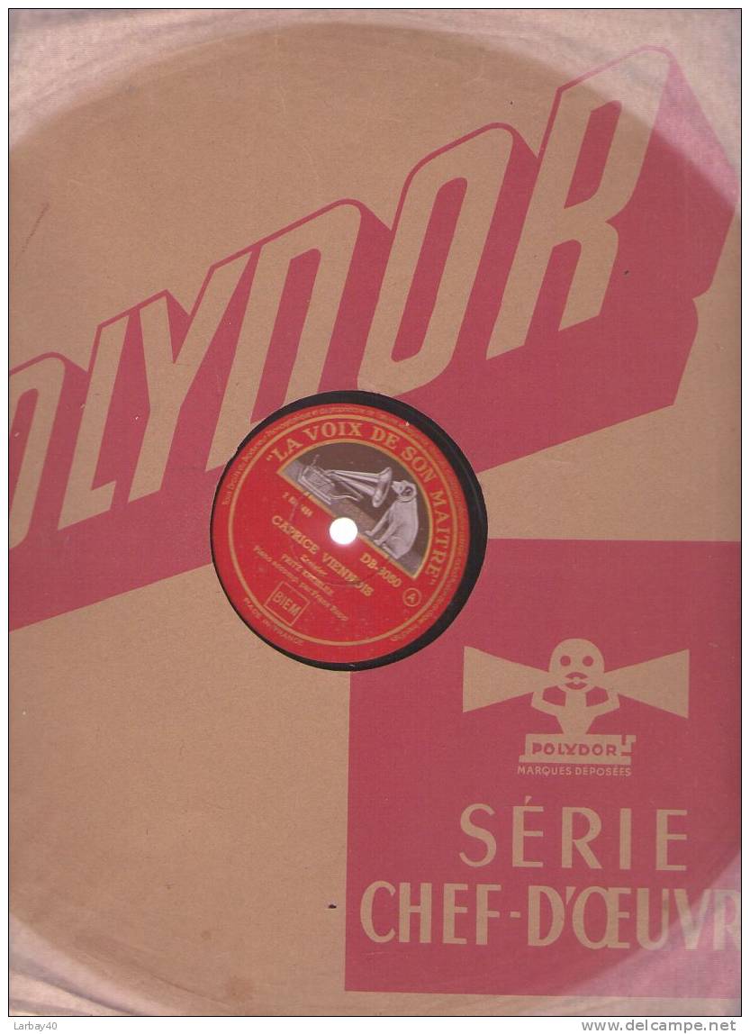 Caprice Viennois - Tambourin Chinois -kreisler - 78 Tours - 78 Rpm - Schellackplatten