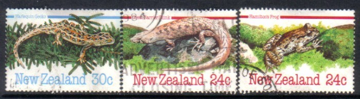 NEW ZEALAND  Scott #  803-7 VF USED - Usados