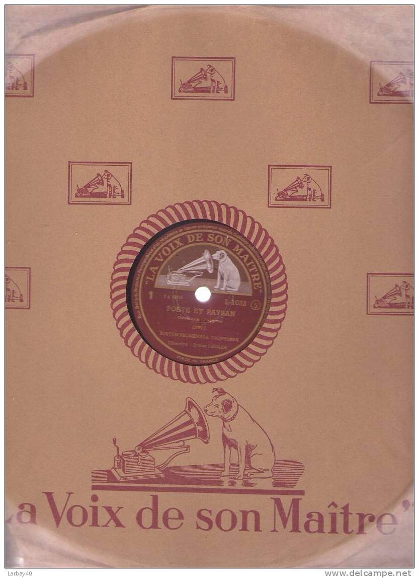 Poete Et Paysan Suppe Fiedler - 78 Tours - 78 Rpm - Schellackplatten