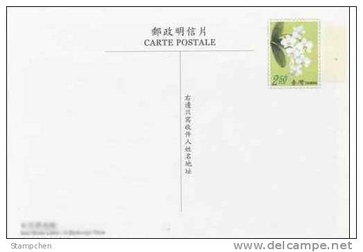 Taiwan 2008 Scenic Pre-stamp Postal Cards - Pingtung Orchid Railway Bridge Rock - Entiers Postaux