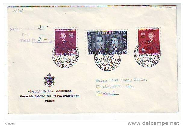 Letter - Liechtenstein - Interi Postali