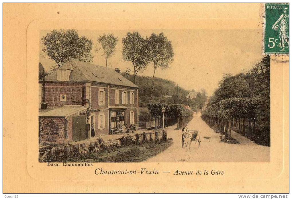 60 CHAUMONT EN VEXIN - Avenue De La Gare - Chaumont En Vexin