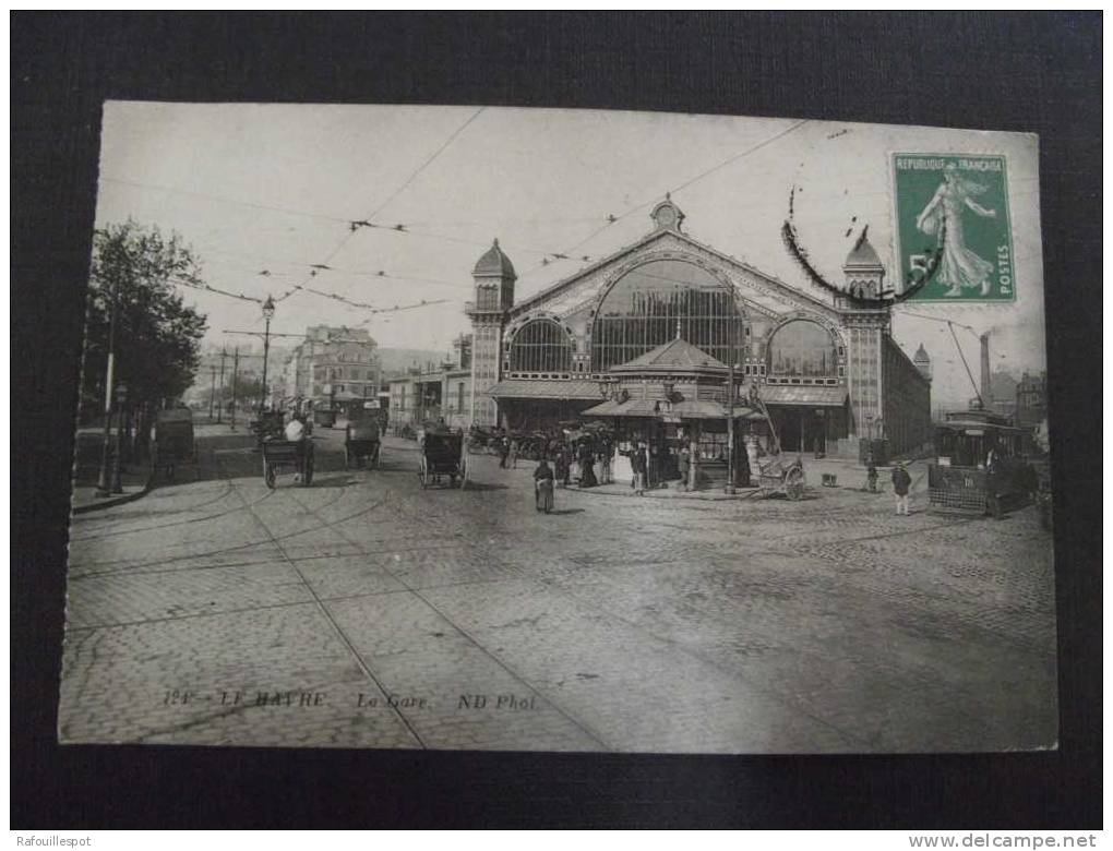 Cpa Le Havre La Gare - Gare