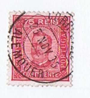 D. Carlos  75 R  Afinsa 72,  Perf 11,5 - Used Stamps