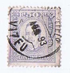 D. Carlos  50 R  Afinsa 71,  Perf 12,5 - Used Stamps