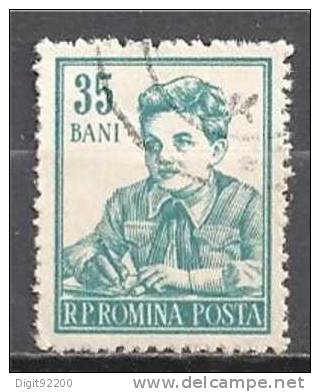 1 W Valeur Oblitérée, Used - ROUMANIE - YT 1387 * 1955/1956 - N° 1084-19 - Used Stamps