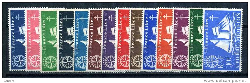 1942  SAINT -PIERRE & MIQUELON  Arts Yvert Cat. 296/09  Mint   Hinged - Other & Unclassified