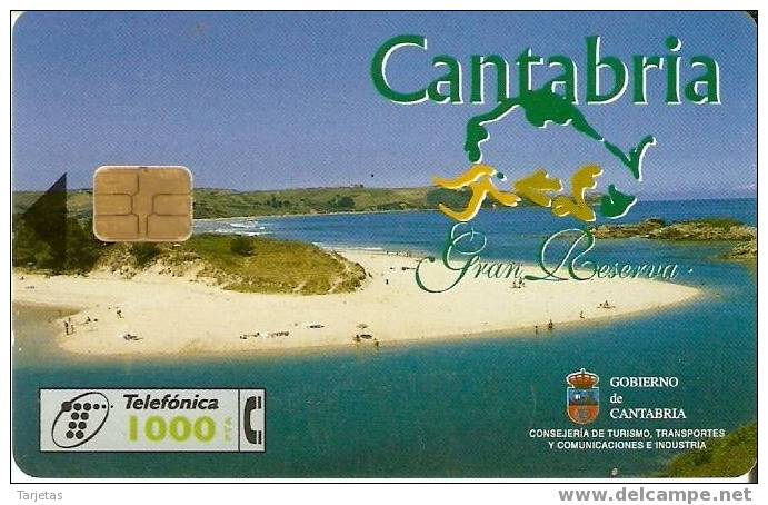 CP-093 TARJETA CANTABRIA TIRADA 132000 - Commemorative Advertisment