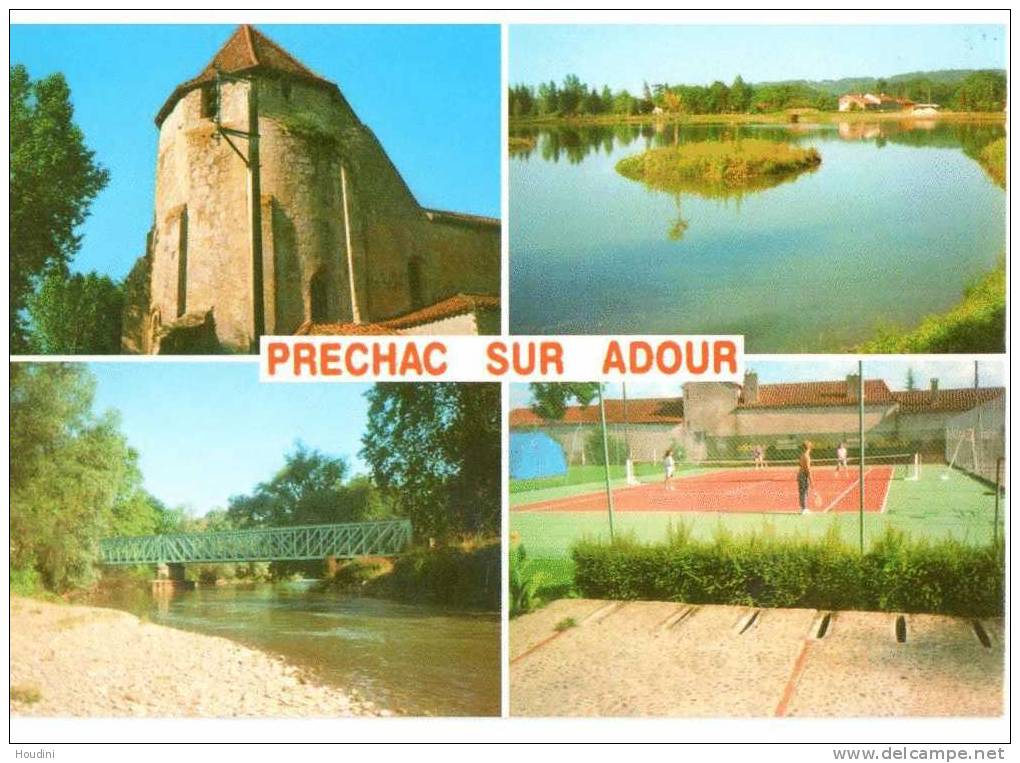 Prechach Sur Adour - Eglise Lac Pont Sur Adour - Les Tennis - Castelsarrasin