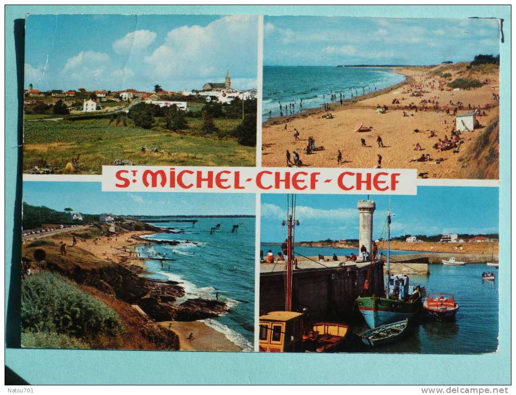 V5-44-loire Atlantique-st Michel-chef-chef-vues Du Pays Et Des Plages - Saint-Michel-Chef-Chef