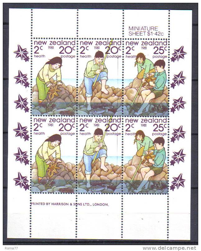 ZEL348 - NUOVA ZELANDA  1981,  Foglietto  Yvert N. 46  *** - Blocks & Sheetlets