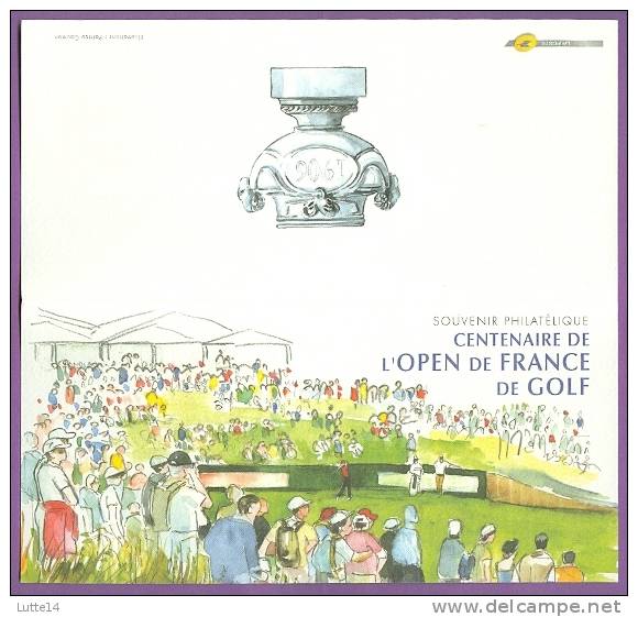 Souvenir Philatélique Centenaire De L´open De France De Golf / Tp 3935 - Foglietti Commemorativi